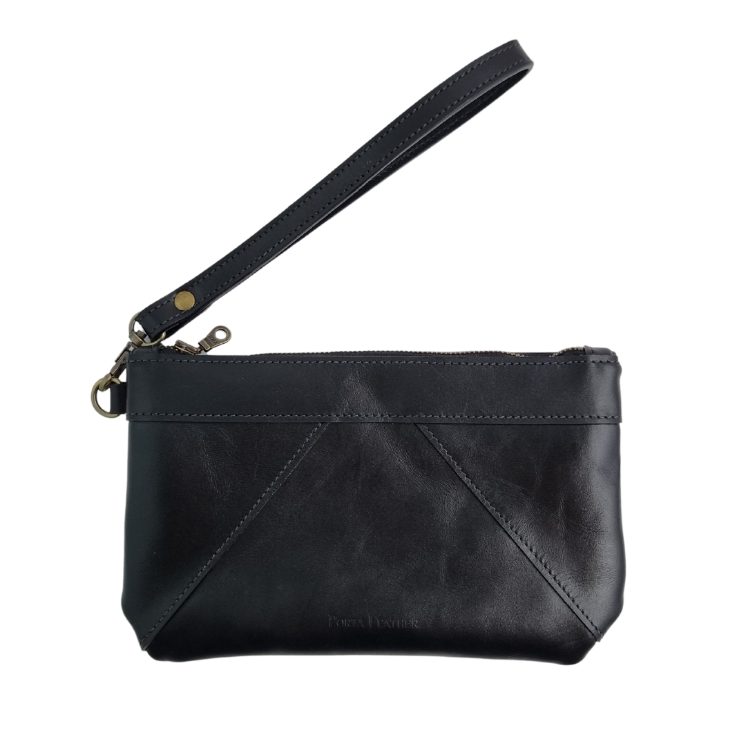 Black wristlet clutch best sale