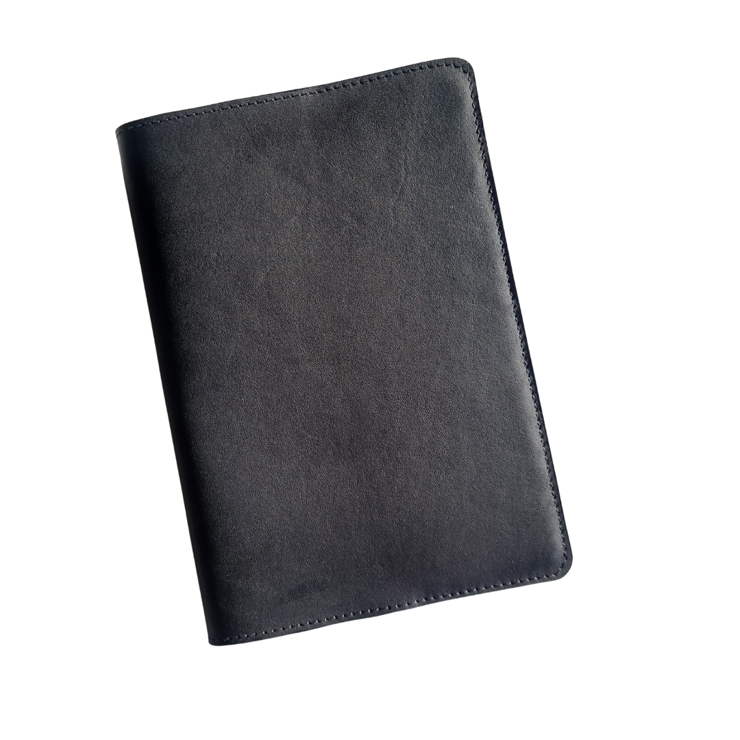 Porta Leather Notebook Slip covers in Heritage Black