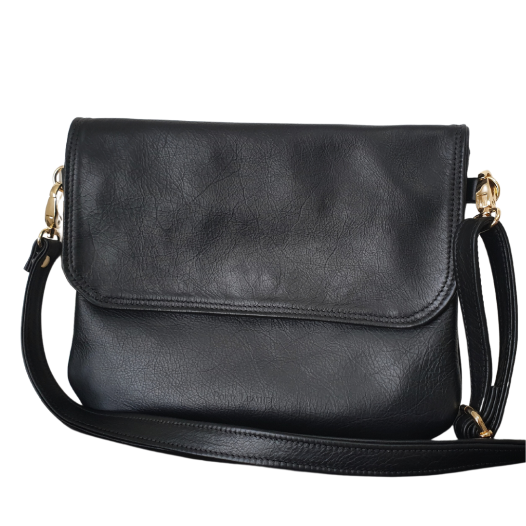 Porta Leather Classic Crossbody Bag