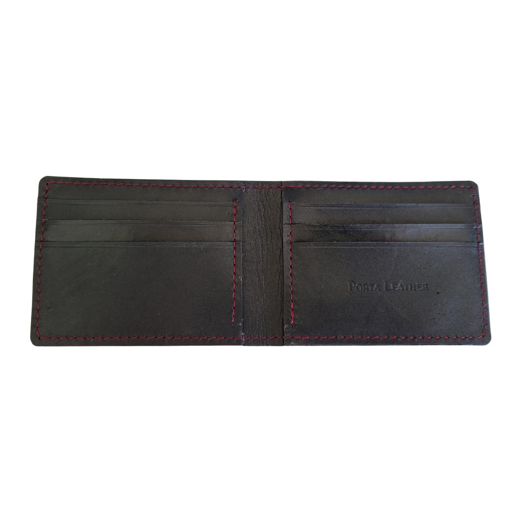 Card Wallet - Black & Red