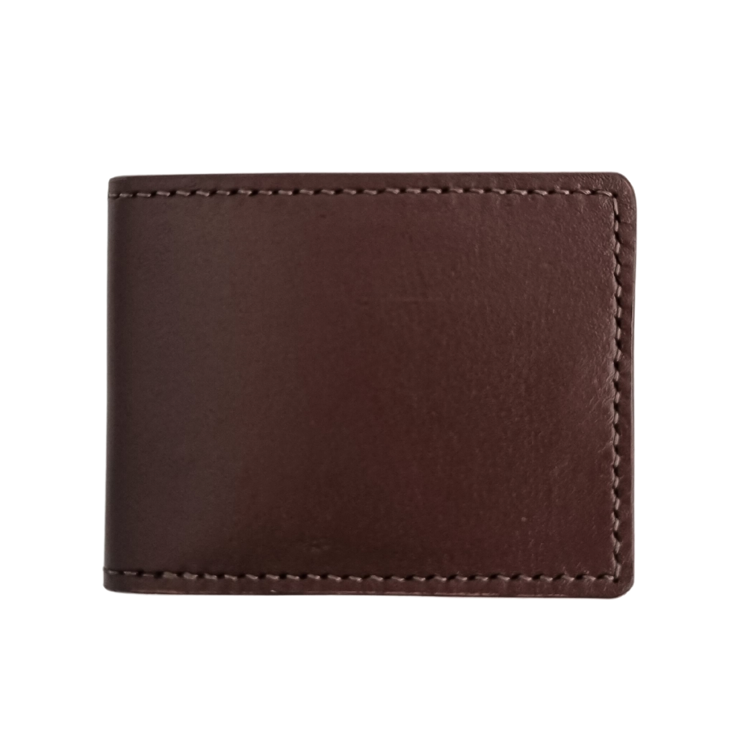 Porta Leather Card Wallet in Dark Brown