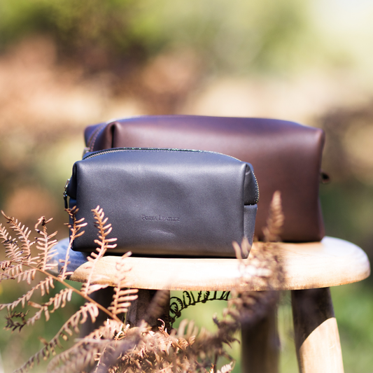 Porta Leather Dopp Bag Collection