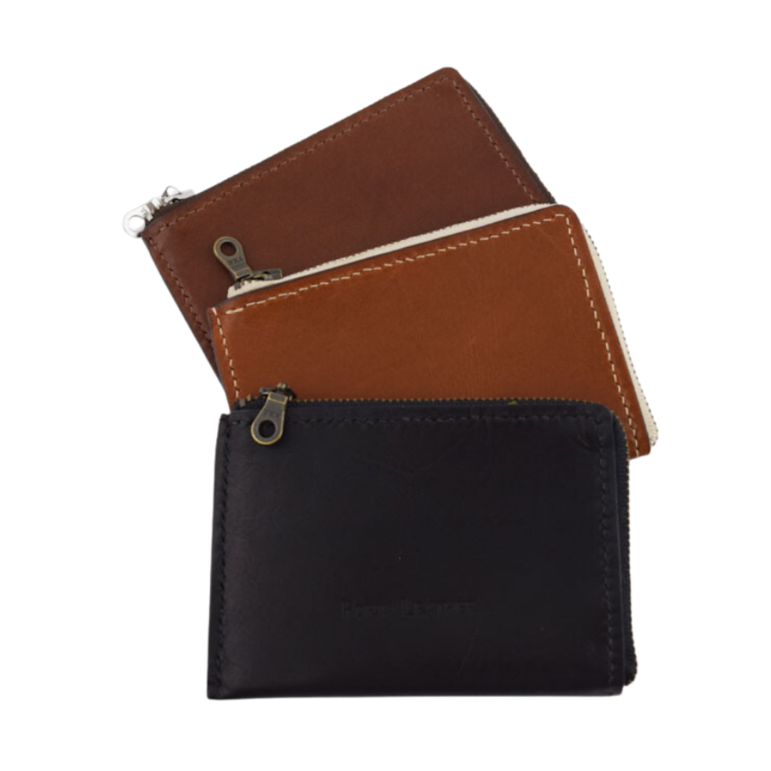 Porta Leather L-zip Card Slip Range