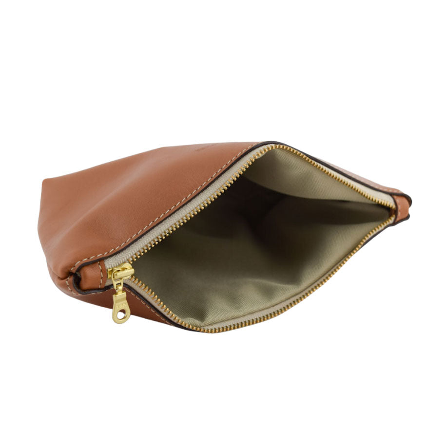 Open view of Porta Leather Carry Pouch