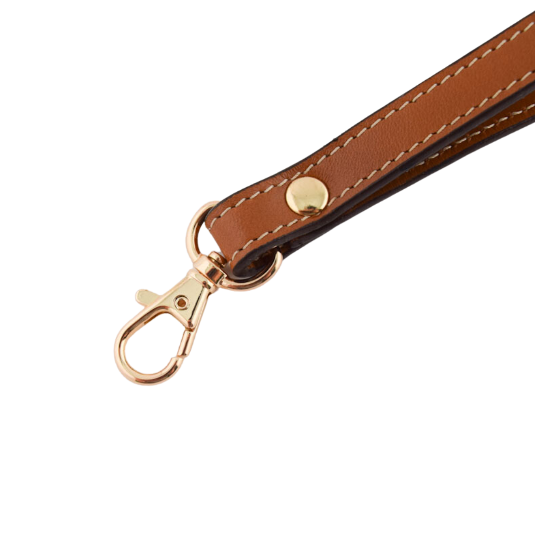 Porta Leather Wristlet Strap